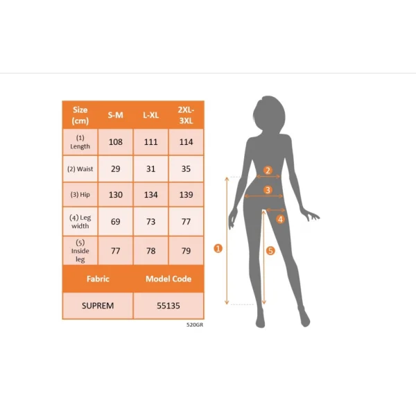 Kadın Yüksek Bel Beli Lastikli Desenli Geniş Paçalı Süprem Pantolon