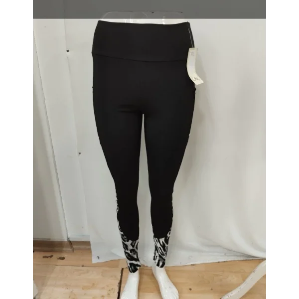 Kadın Yüksek Bel Cep Detaylı Dalgıç Pantolon