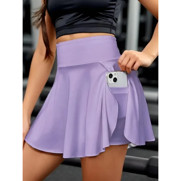 Kadın Yüksek Bel Cepli Sandy Short Etek