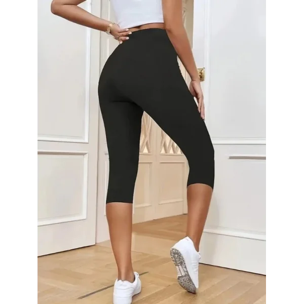 Kadın Yüksek Bel Dalgıç Midi Tayt