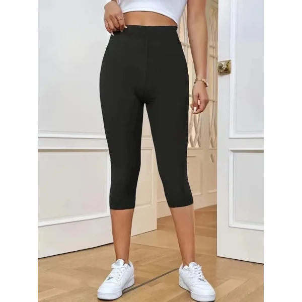 Kadın Yüksek Bel Dalgıç Midi Tayt