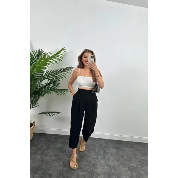 Kadın Yüksek Bel Hürrem Pantolon
