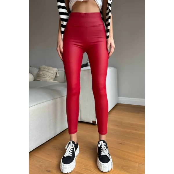 Kadın Yüksek Bel Içi şardonlu Fırsat ürün Toparlayıcı Tayt