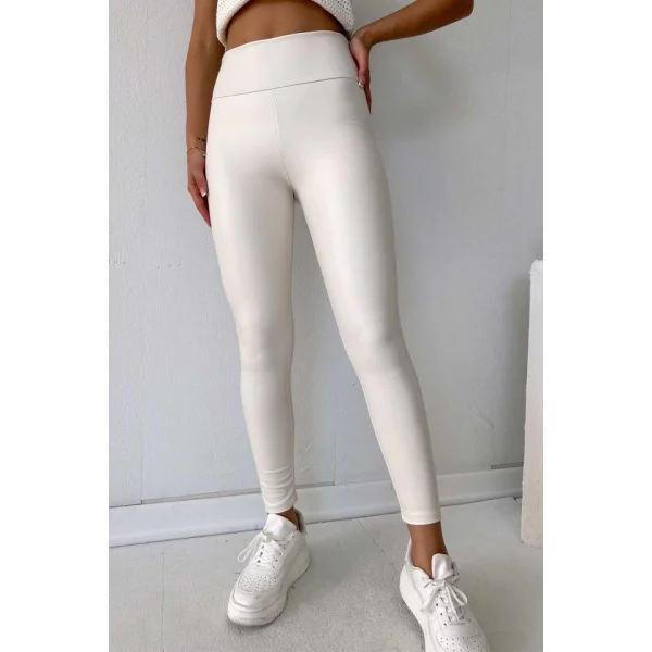 Kadın Yüksek Bel Içi şardonlu Fırsat ürün Toparlayıcı Tayt