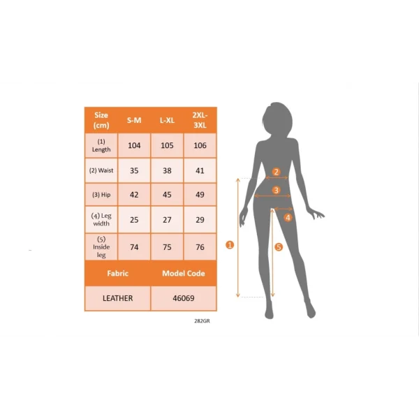 Kadın Yüksek Bel İspanyol Paça Likralı Deri Pantolon