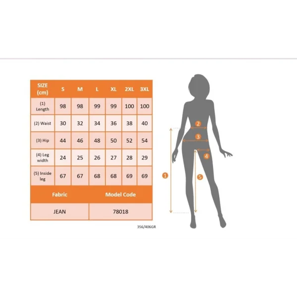 Kadın Yüksek Bel önden Düğmeli Jean Pantolon