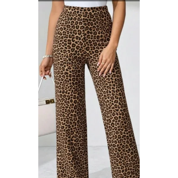 Kadın Yüksek Bel Paçaya Doğru Geniş Dalgıç Pantolon