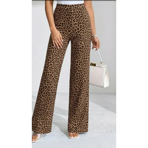 Kadın Yüksek Bel Paçaya Doğru Geniş Dalgıç Pantolon