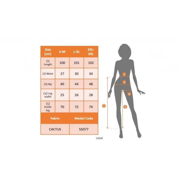 Kadın Yüksek Bel Toparlayıcı Kaktüs Tayt