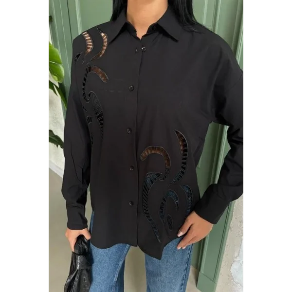 Karlie Brode Nakışlı Gömlek 3369-08