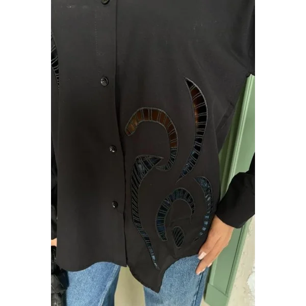 Karlie Brode Nakışlı Gömlek 3369-08