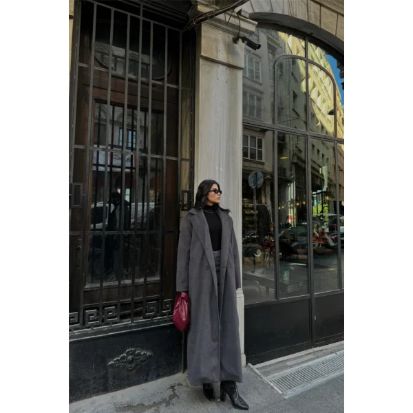 KAŞE KABAN MAXİ  Antrasit