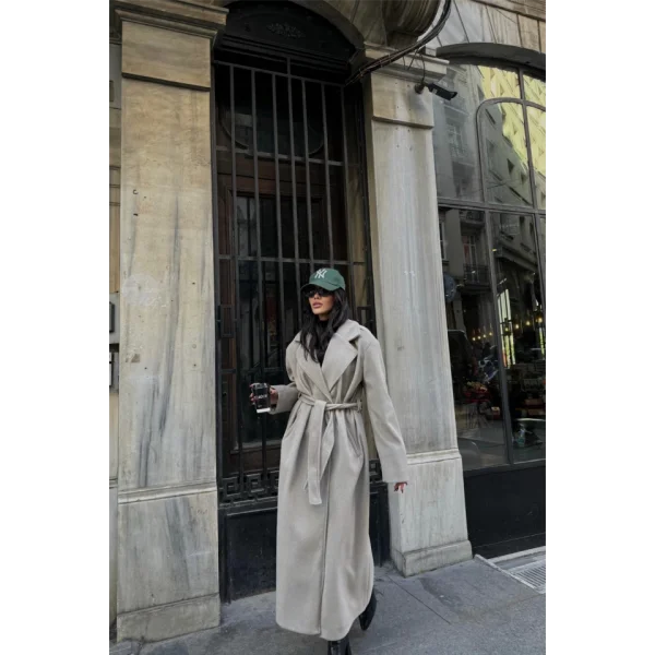 KAŞE KABAN MAXİ  Vizon