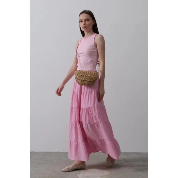 KAT KAT KETEN ETEK  Şeker Pembe