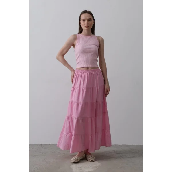 KAT KAT KETEN ETEK  Şeker Pembe