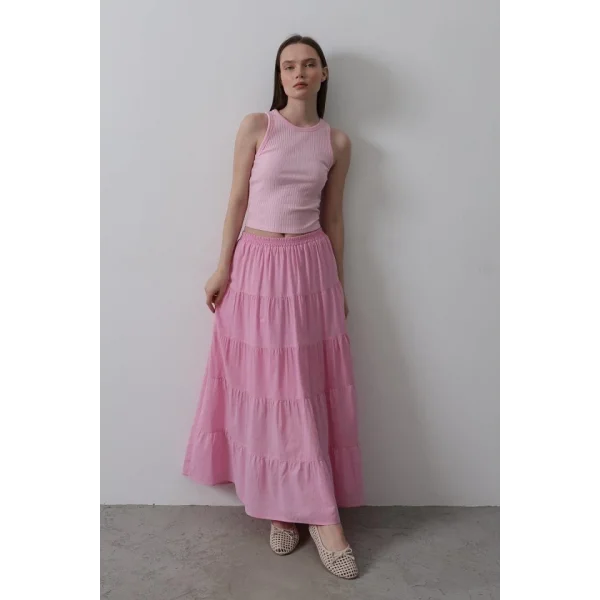 KAT KAT KETEN ETEK  Şeker Pembe