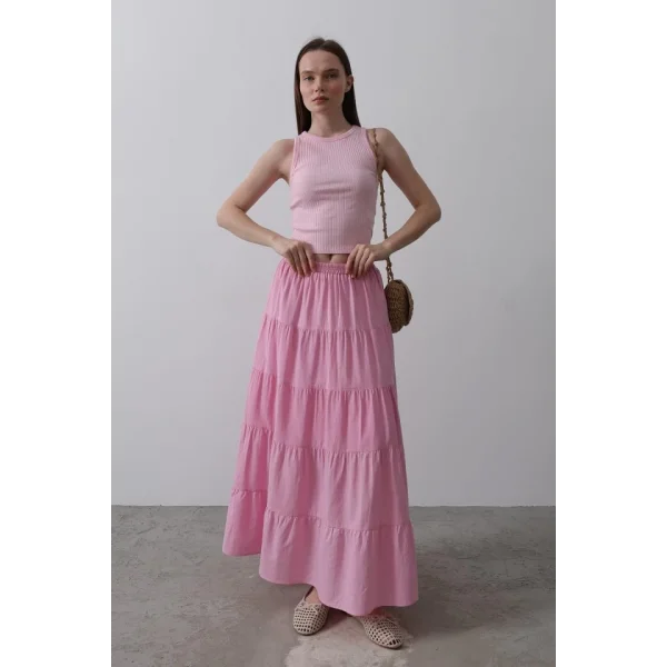 KAT KAT KETEN ETEK  Şeker Pembe