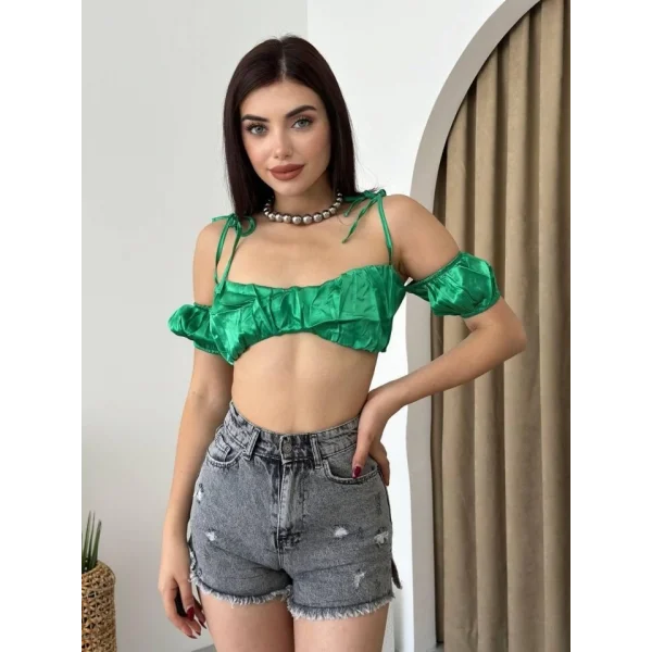 Kelsey Saten Büstiyer