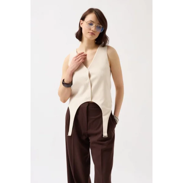 Kemer Detay V Yaka Yelek