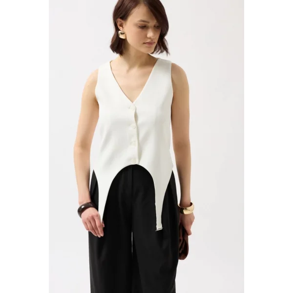 Kemer Detay V Yaka Yelek