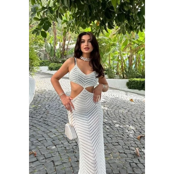 Kerry Sırt Dekolteli Cut Out Elbise 2776