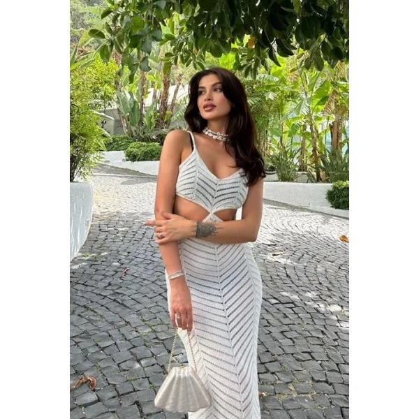 Kerry Sırt Dekolteli Cut Out Elbise 2776