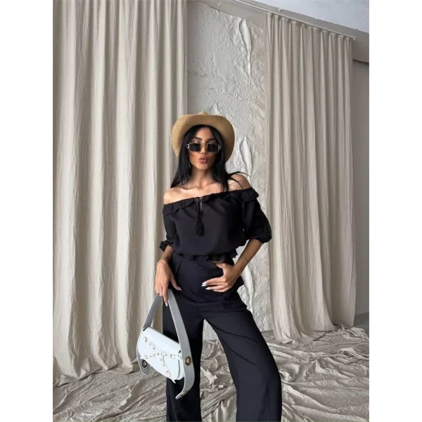 KETEN ADONNA YAKA KO HAIR ŞERİT  PANTOON TAKI  iyah