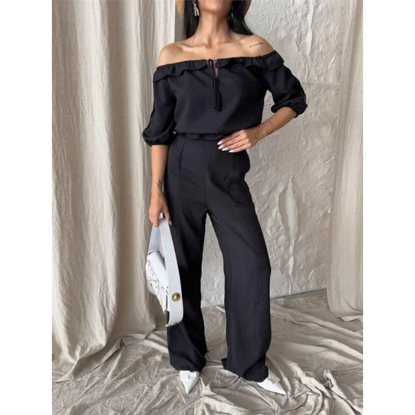 KETEN ADONNA YAKA KO HAIR ŞERİT  PANTOON TAKI  iyah