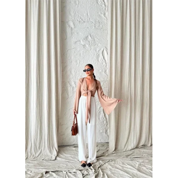 KETEN BAĞAA DETAYI BUZ İPANYO KO  Kahverengi