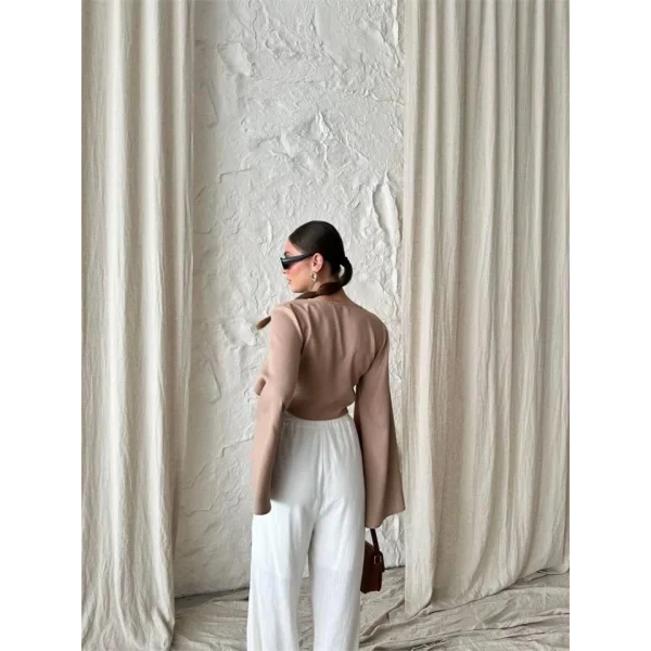 KETEN BAĞAA DETAYI BUZ İPANYO KO  Kahverengi