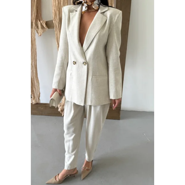 KETEN CEKET - PANTOLON TAKIM - Ham