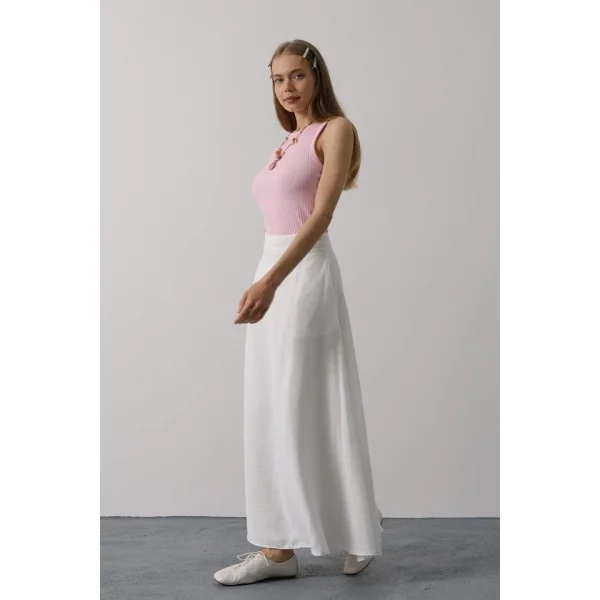 Keten Etek - Beyaz