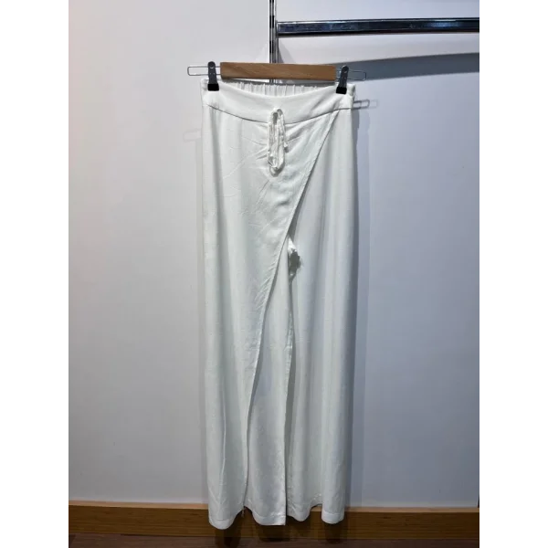 Keten Önü Çapraz Pantolon