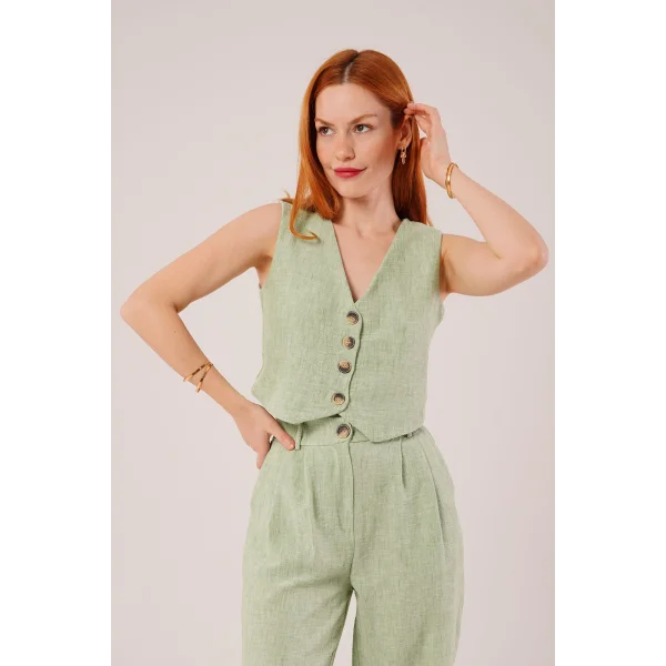 Kırçıllı Desen Yeşil Takım