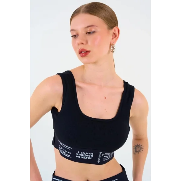 Kısa Büstiyer - Siyah