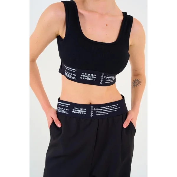 Kısa Büstiyer - Siyah