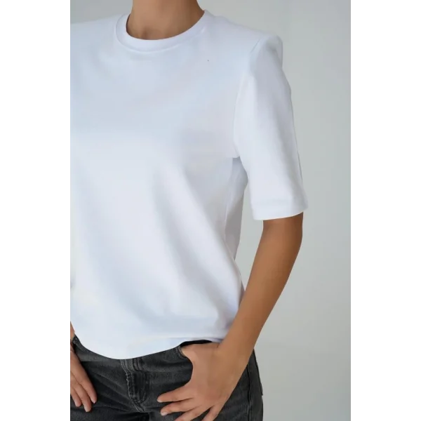 Kısa Kol Thirt  Beyaz