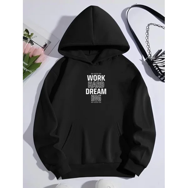 Kışlık Üç İplik Kapşonlu weathirt  iyah