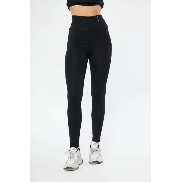 Kışlık Yüksek Bel Toparlayicı Ve ıkılaştırıcı ikralı Şardonlu Tayt  iyah