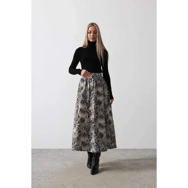 Kloş eopar Desen Etek  eopar