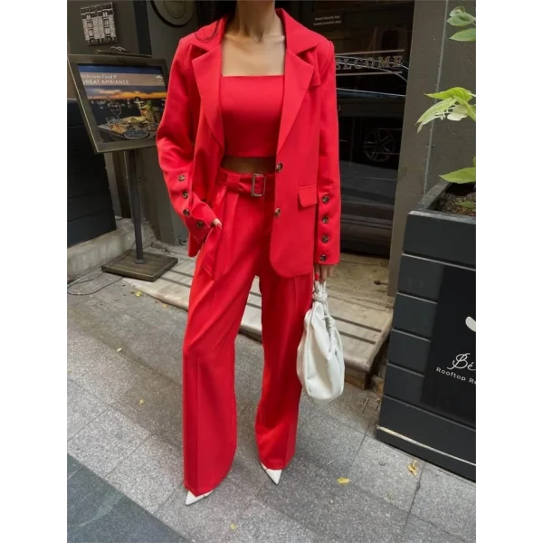 KO 4 DÜĞE   BÜTİYERİ 3 CEKET PANTOON TAKI  Nar