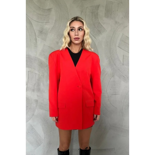 Koral Eteği Lastikli Ceket