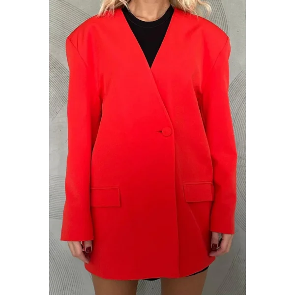 Koral Eteği Lastikli Ceket