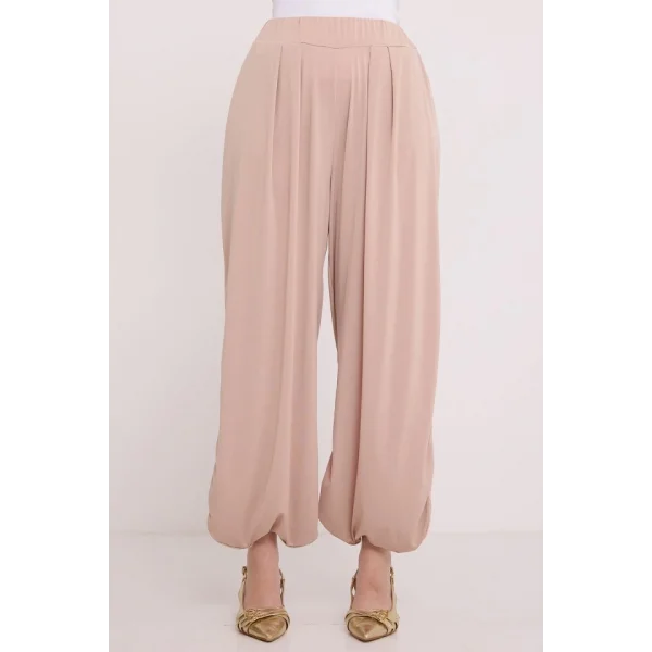 Krem Şalvar Pantolon 6659