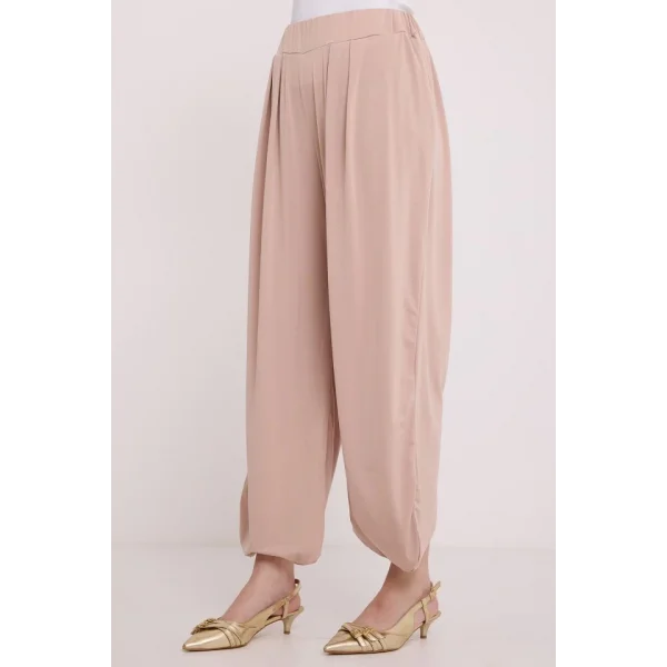 Krem Şalvar Pantolon 6659