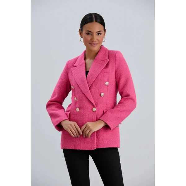 Kruvaze Tüvit Ceket