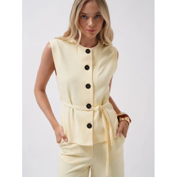 Kuşaklı Dokuma Yelek