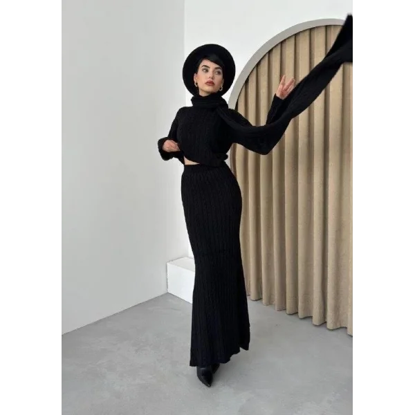 Laon Şallı Triko Takım