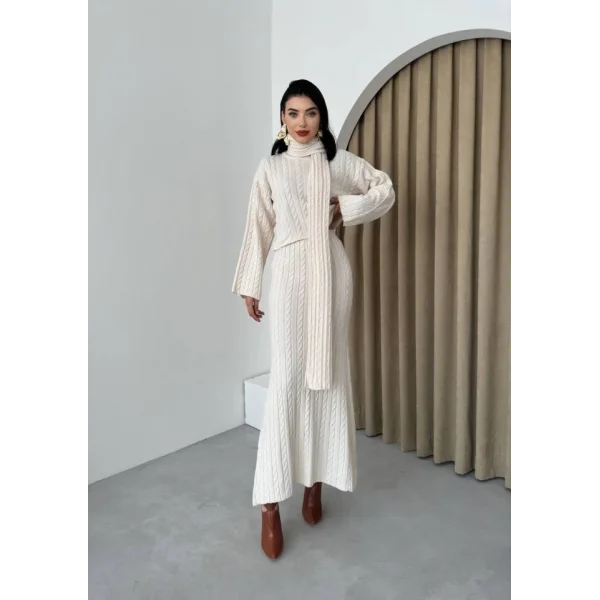 Laon Şallı Triko Takım