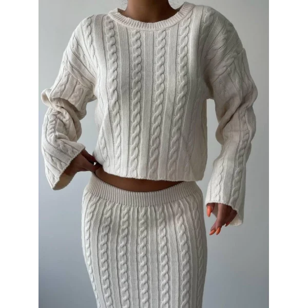 Laon Şallı Triko Takım